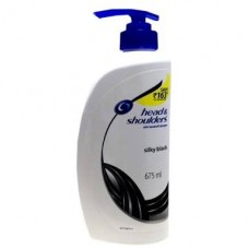 HEAD AND SHOULDERS ANTI DANDRUFF SILKY BLACK SHAMPOO